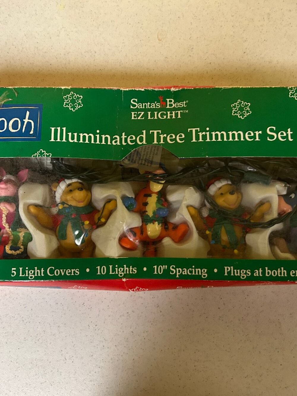 Pooh Illuminated Tree Trimmer Set - Christmas Lights